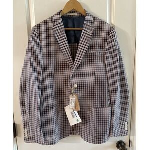 Maestrami Made in‎ Italy Blazer – Men's EU 50 (US 40) – Cotton, Check pattern